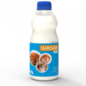 IVASAN PETS koncentrēts dezinfekcijas līdzeklis, dzīvnieku smaku, traipu tīrītājs 1L